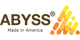 Logo ABYSS w kształcie trójkąta